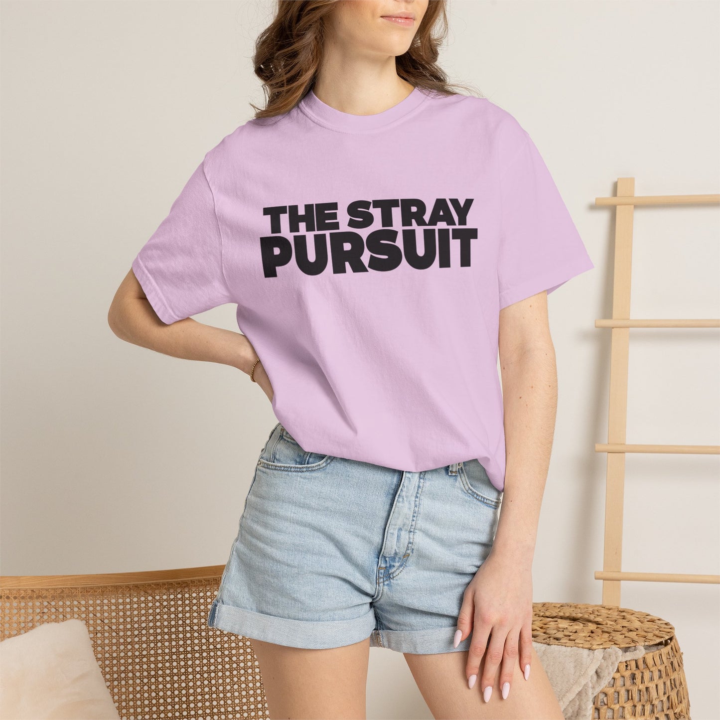 The Stray Pursuit - Black Logo Tee