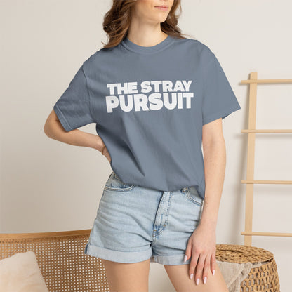 The Stray Pursuit - White Logo Tee