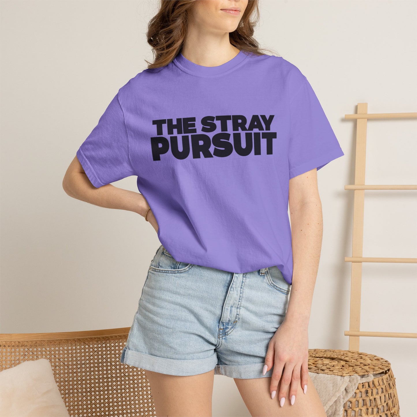 The Stray Pursuit - Black Logo Tee
