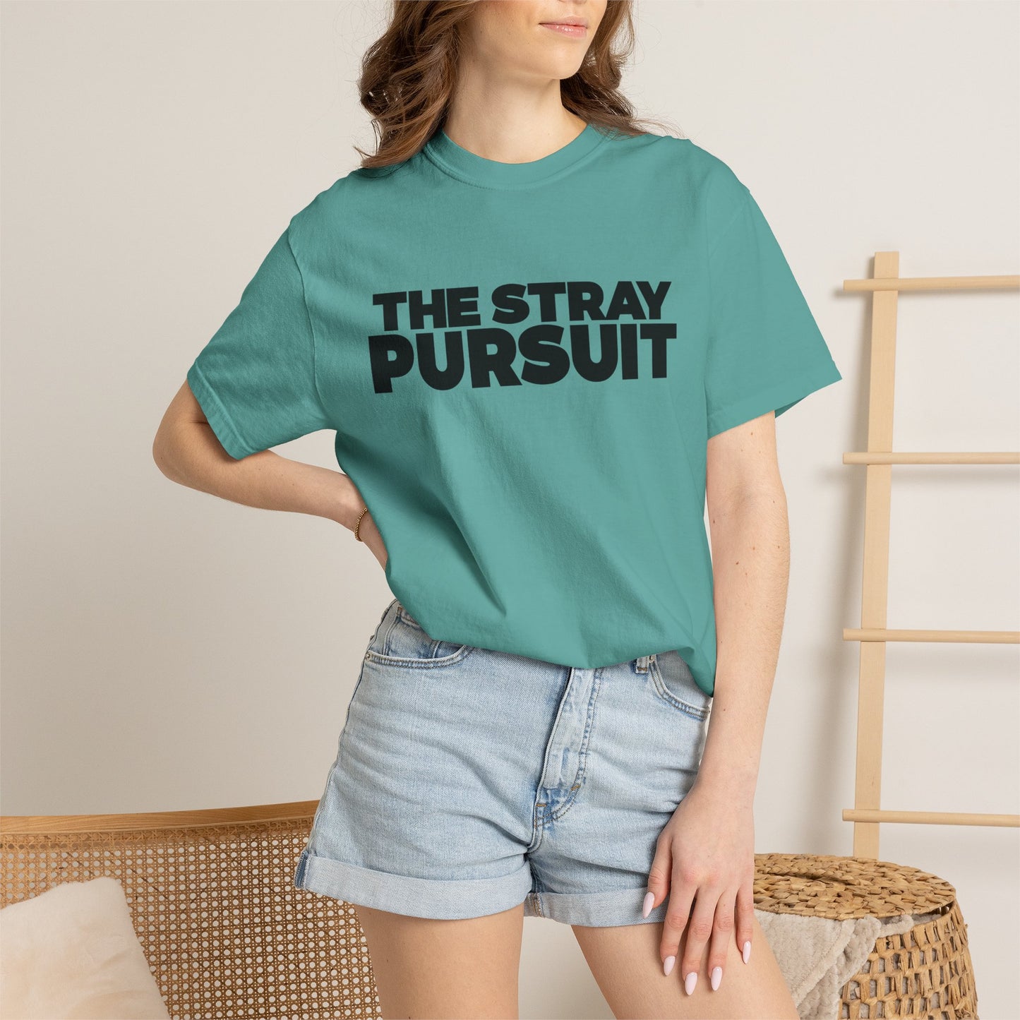 The Stray Pursuit - Black Logo Tee
