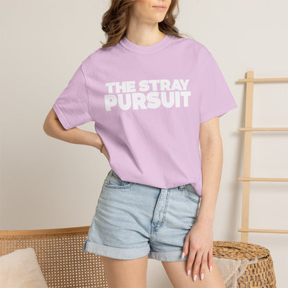 The Stray Pursuit - White Logo Tee