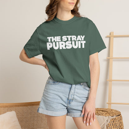 The Stray Pursuit - White Logo Tee