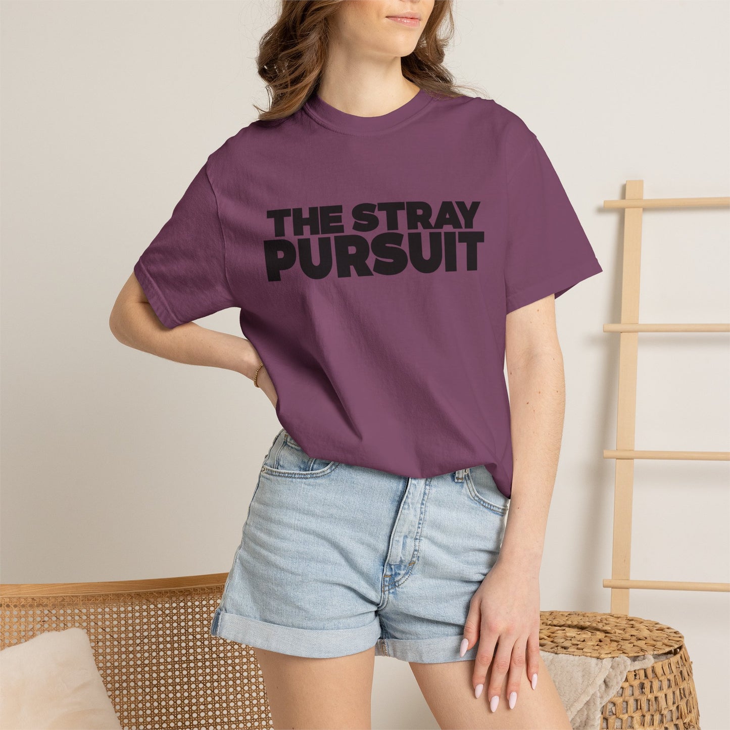 The Stray Pursuit - Black Logo Tee