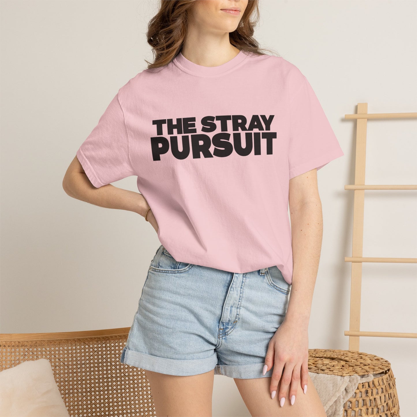 The Stray Pursuit - Black Logo Tee