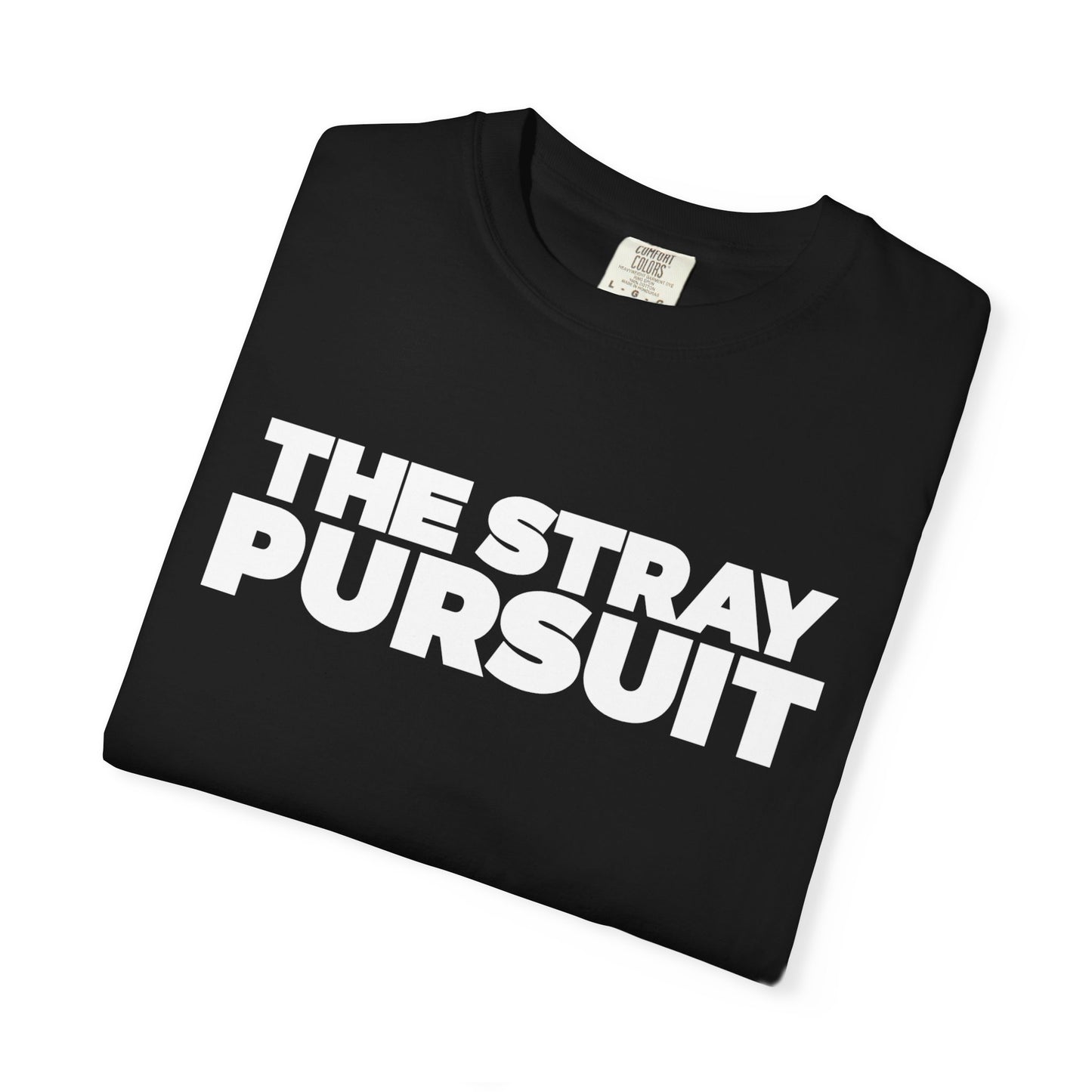 The Stray Pursuit - White Logo Tee