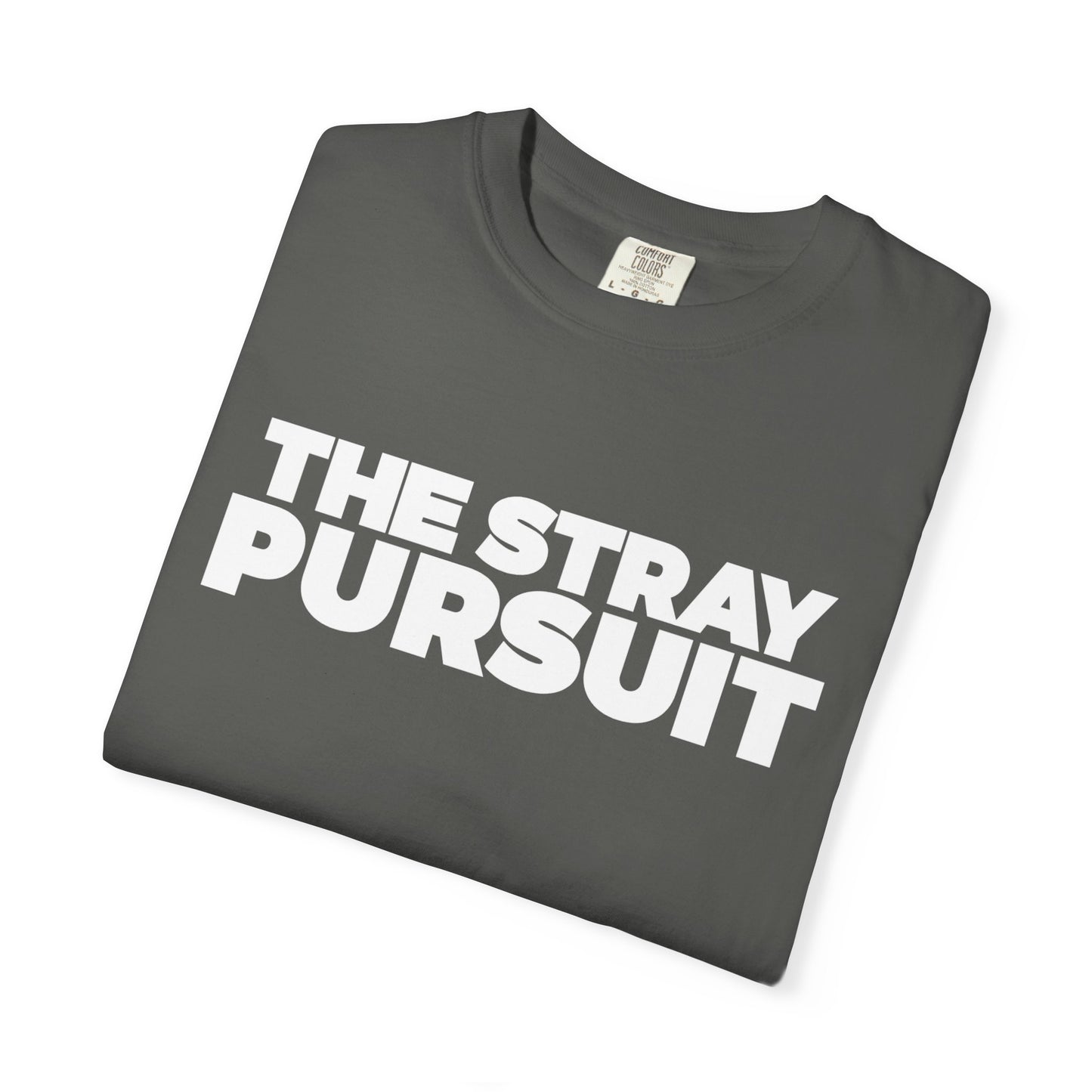 The Stray Pursuit - White Logo Tee