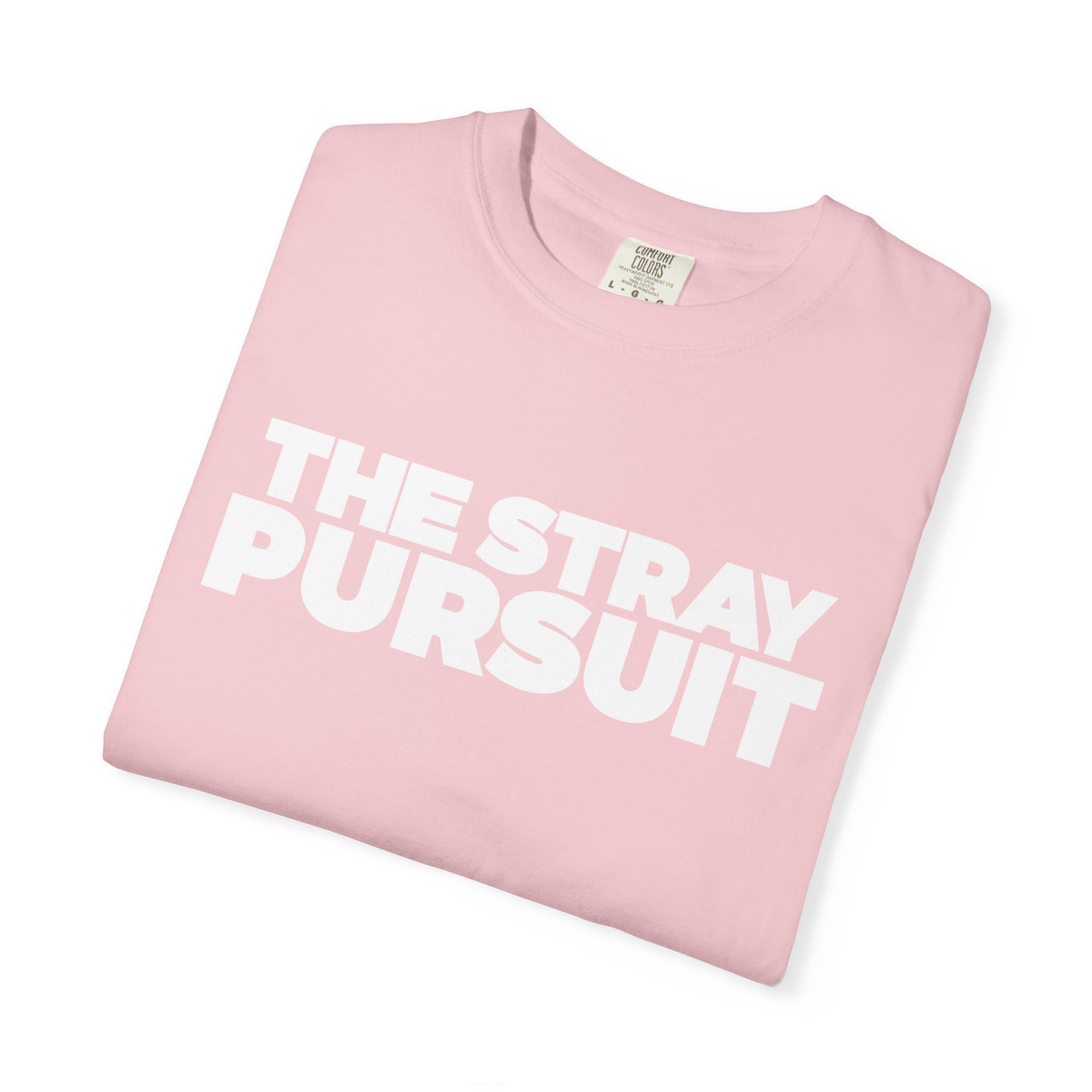 The Stray Pursuit - White Logo Tee