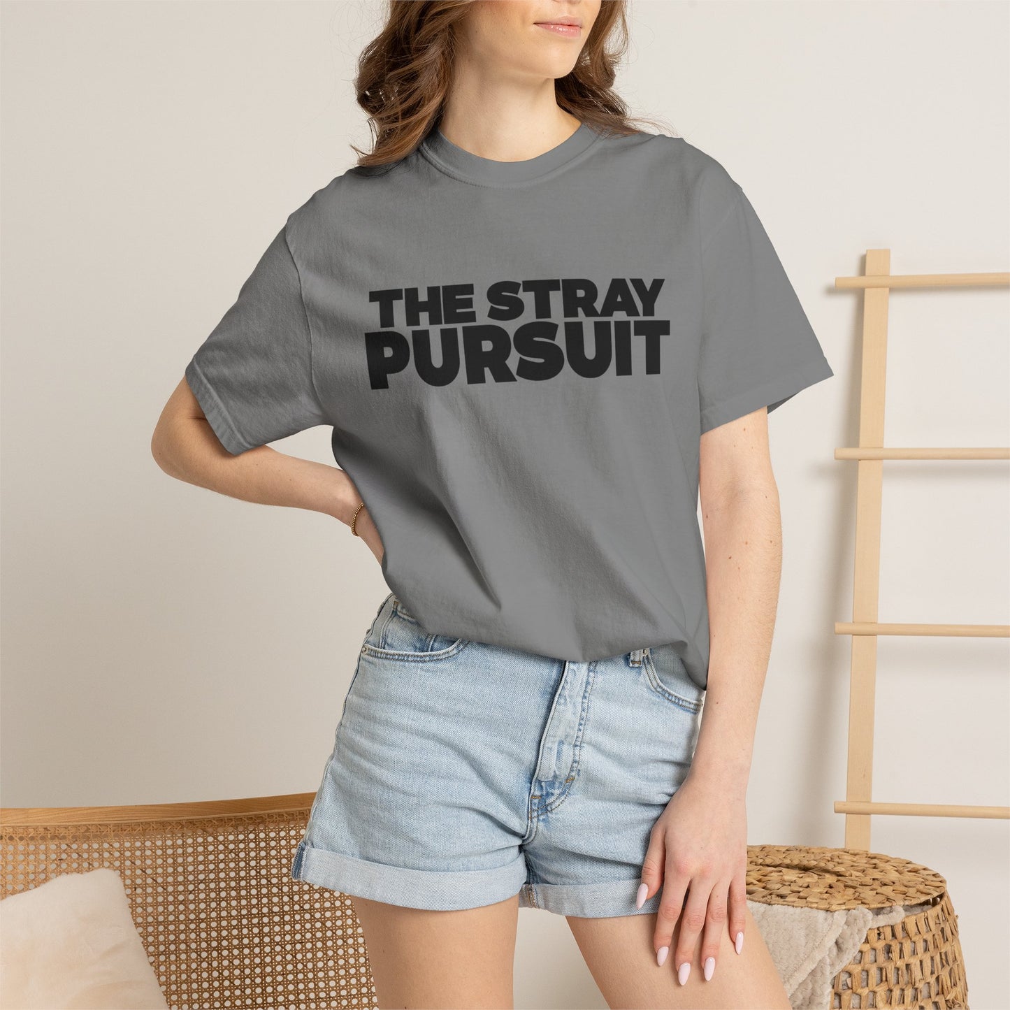 The Stray Pursuit - Black Logo Tee