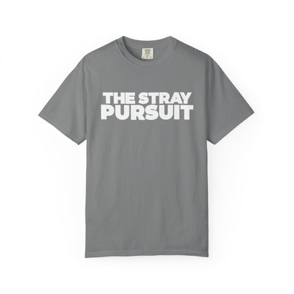 The Stray Pursuit - White Logo Tee