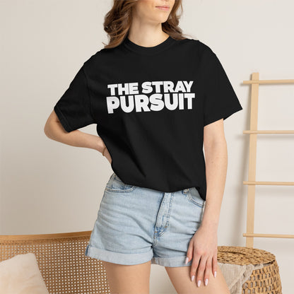 The Stray Pursuit - White Logo Tee